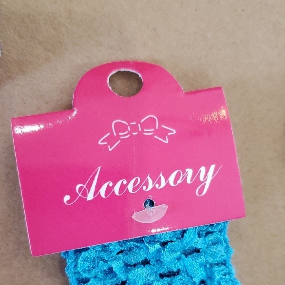 Colorful Crochet Hair Bands Set - Picture 2 of 4